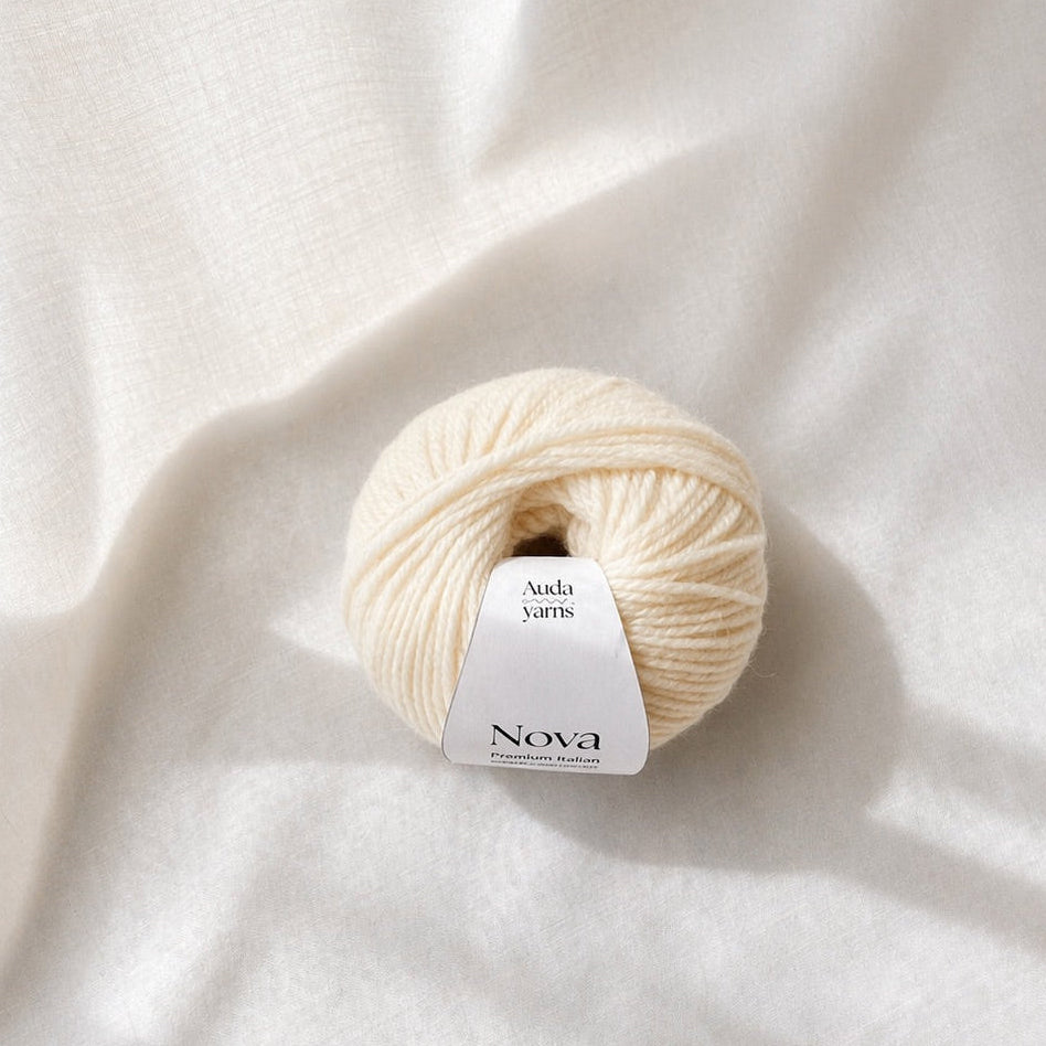 Auda Yarns Nova Cashmere Wool Pearl