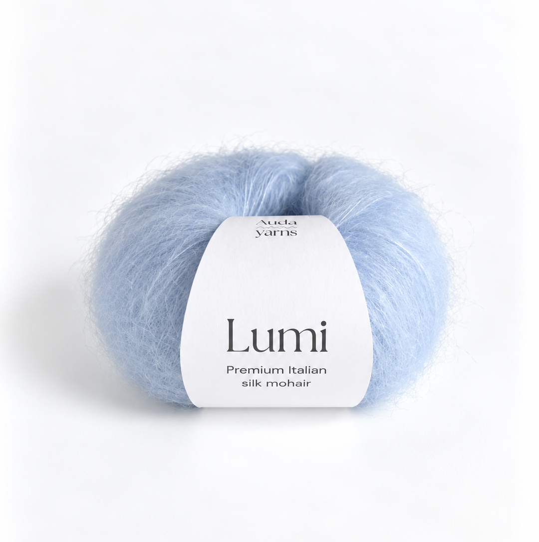 Auda Yarns Lumi Super Kid Silk Mohair Baby blue