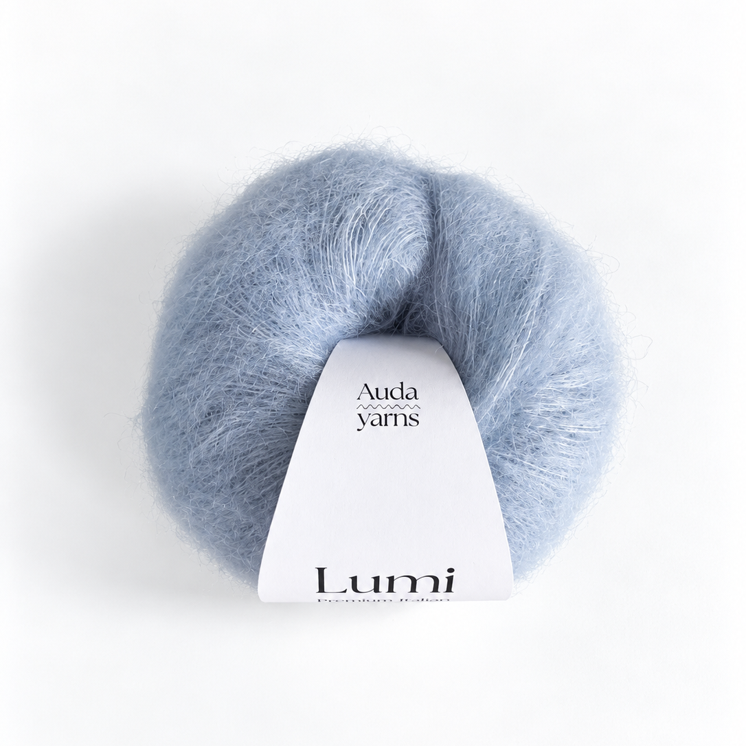 Auda Yarns Lumi Super Kid Silk Mohair Baby blue