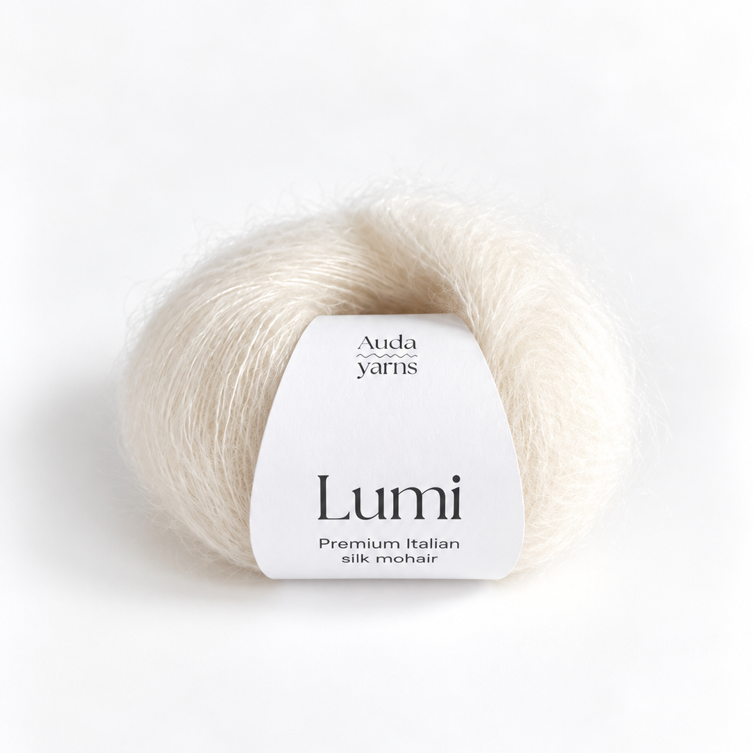 Auda Yarns Lumi Super Kid Silk Mohair Pearl