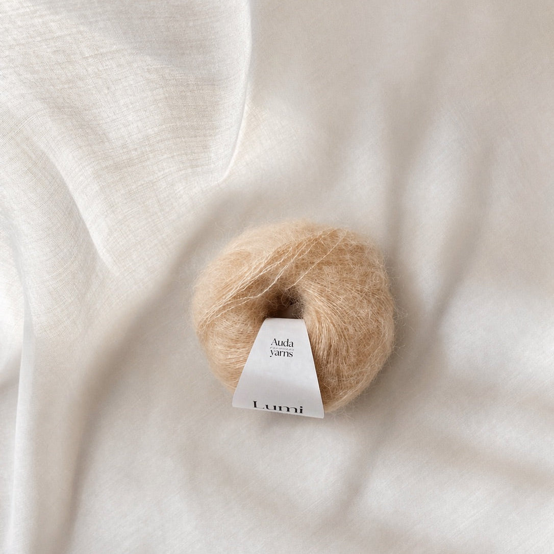 Auda Yarns Lumi Super Kid Silk Mohair Soft Sand