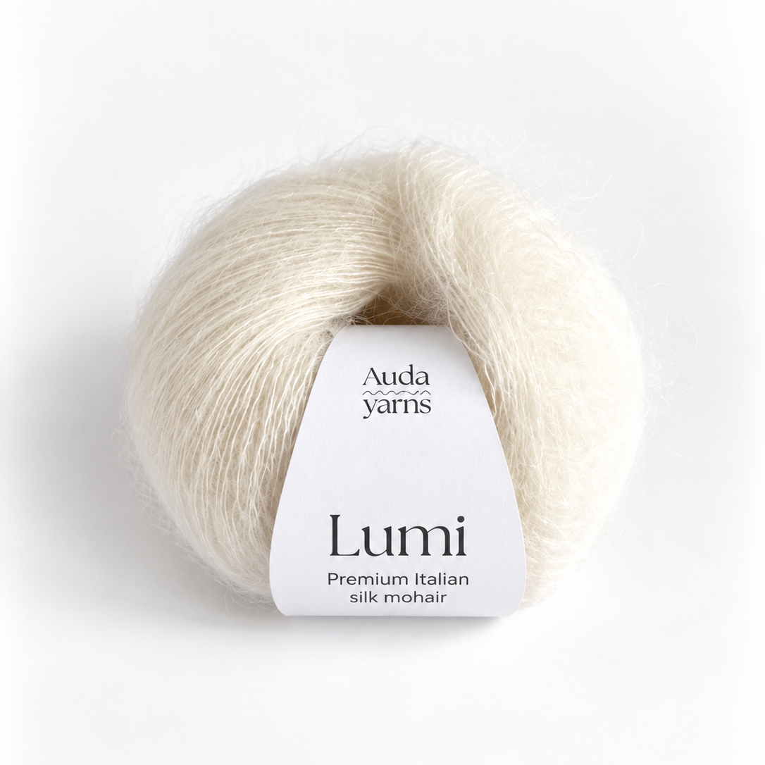 Auda Yarns Lumi Super Kid Silk Mohair Pearl